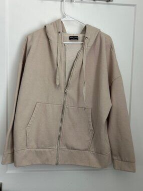 White fox beige hoodie M/L